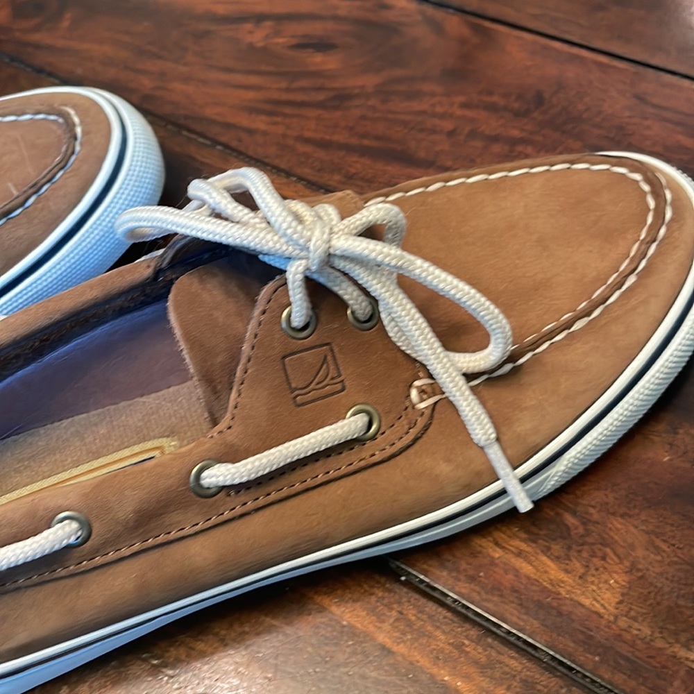 Sperry top-sider suede leather boat shoe size 8 1/2 - Picture 6 of 9